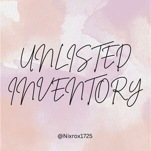 UNLISTED ITEMS FOR POSH SHOW😊